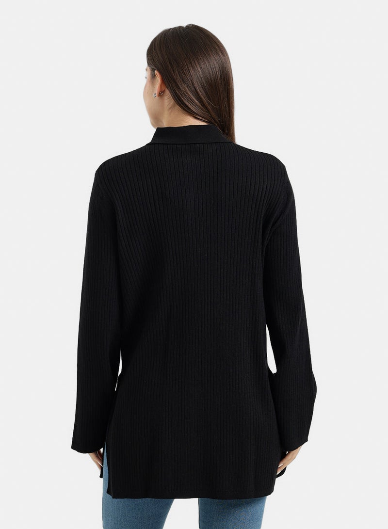 Carina Long Striped Cardigan - Image 3